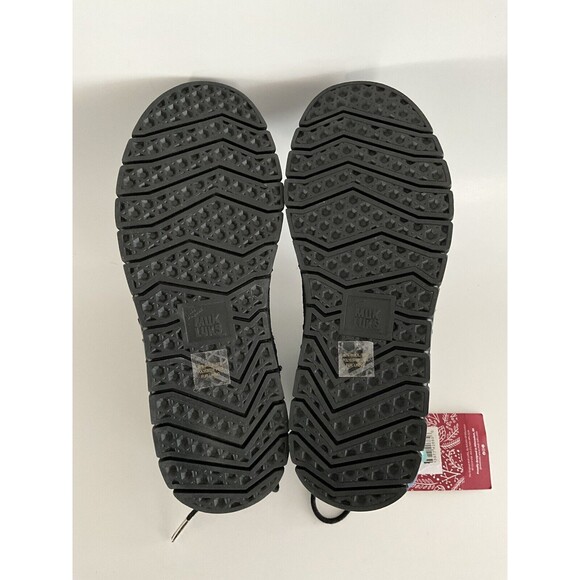 Muk Luks Short Boots Women 6.5M Black Suede Water Repellent Memory Foam Comfort - Picture 9 of 12